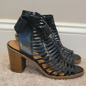 Mossimo Supply Co. Black Caged Heels